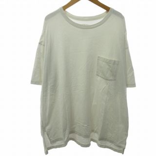 イエスタデイズ トゥモロウ Tシャツ カットソー 半袖 白 ホワイト L(Tシャツ/カットソー(半袖/袖なし))