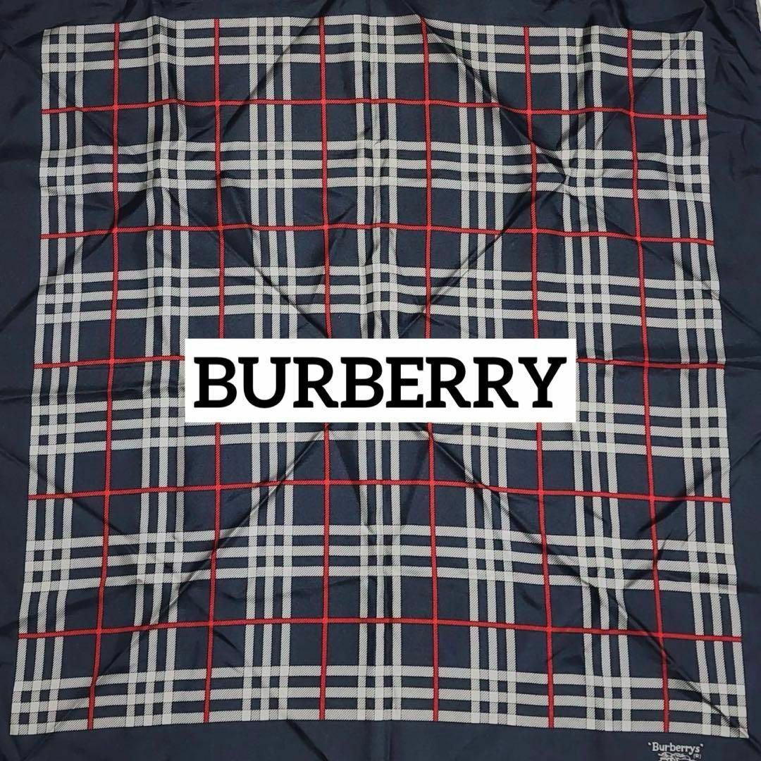 BURBERRY(バーバリー)の★BURBERRY★ スカーフ チェック ネイビー レディースのファッション小物(バンダナ/スカーフ)の商品写真