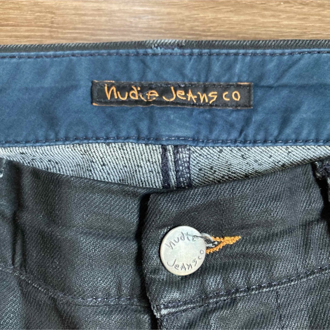 Nudie Jeans(ヌーディジーンズ)のnudie jeans ブラックデニム メンズのパンツ(デニム/ジーンズ)の商品写真