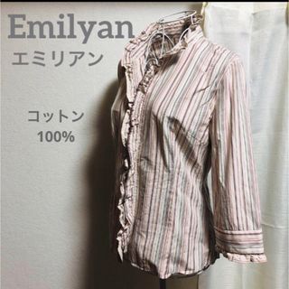 エミリアン(Emilyan)のemilyan エミリアン　スタンドカラーフリルブラウス(シャツ/ブラウス(長袖/七分))