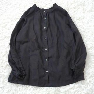 ネストローブ(nest Robe)のnest Robe　ネストローブ　リネン　ブラウス　スモック　フリル(シャツ/ブラウス(長袖/七分))