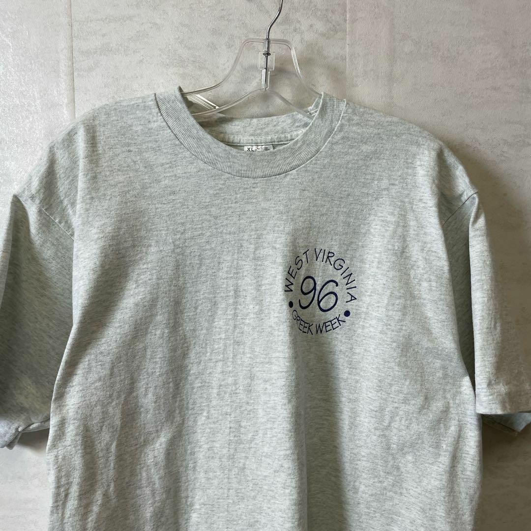 半袖Ｔシャツ　フラタニティ　サイズＸＬ　シングルステッチ　メイドインUSA　古着 メンズのトップス(Tシャツ/カットソー(半袖/袖なし))の商品写真
