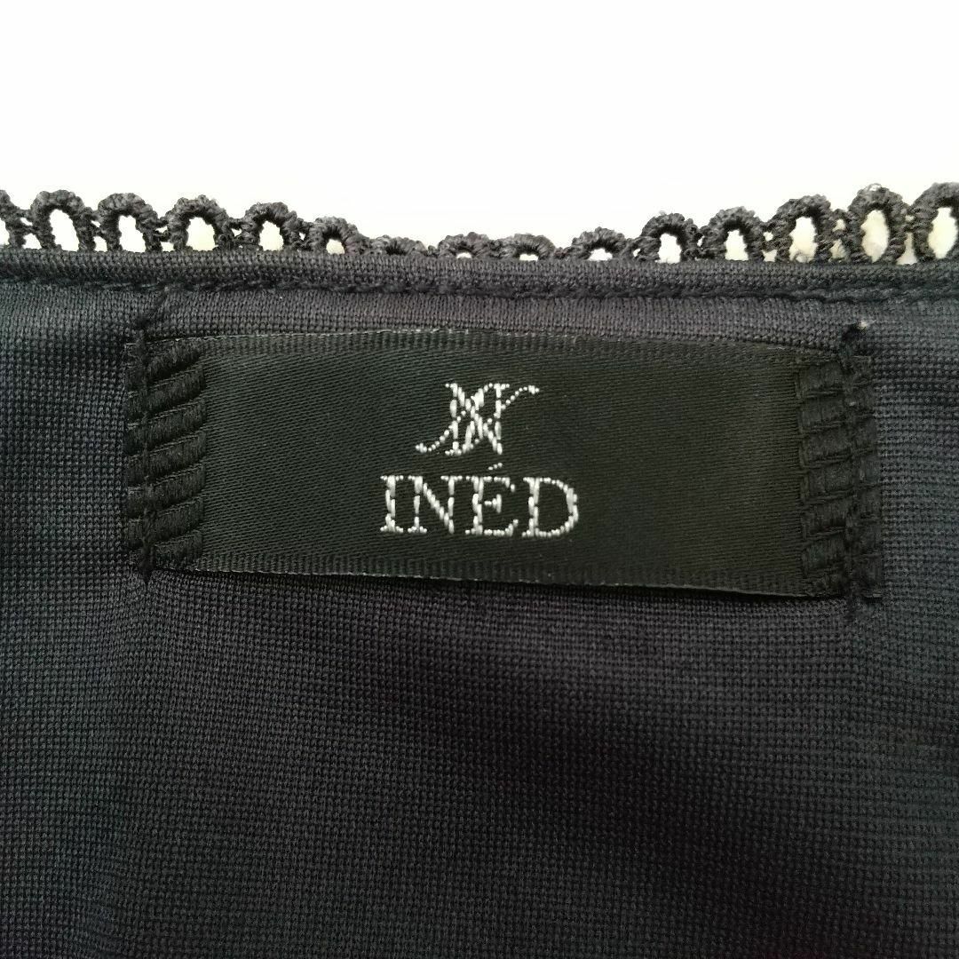 INED(イネド)の【極美品】INED イネド レース ブラウス サイズ9 レディースのトップス(シャツ/ブラウス(半袖/袖なし))の商品写真