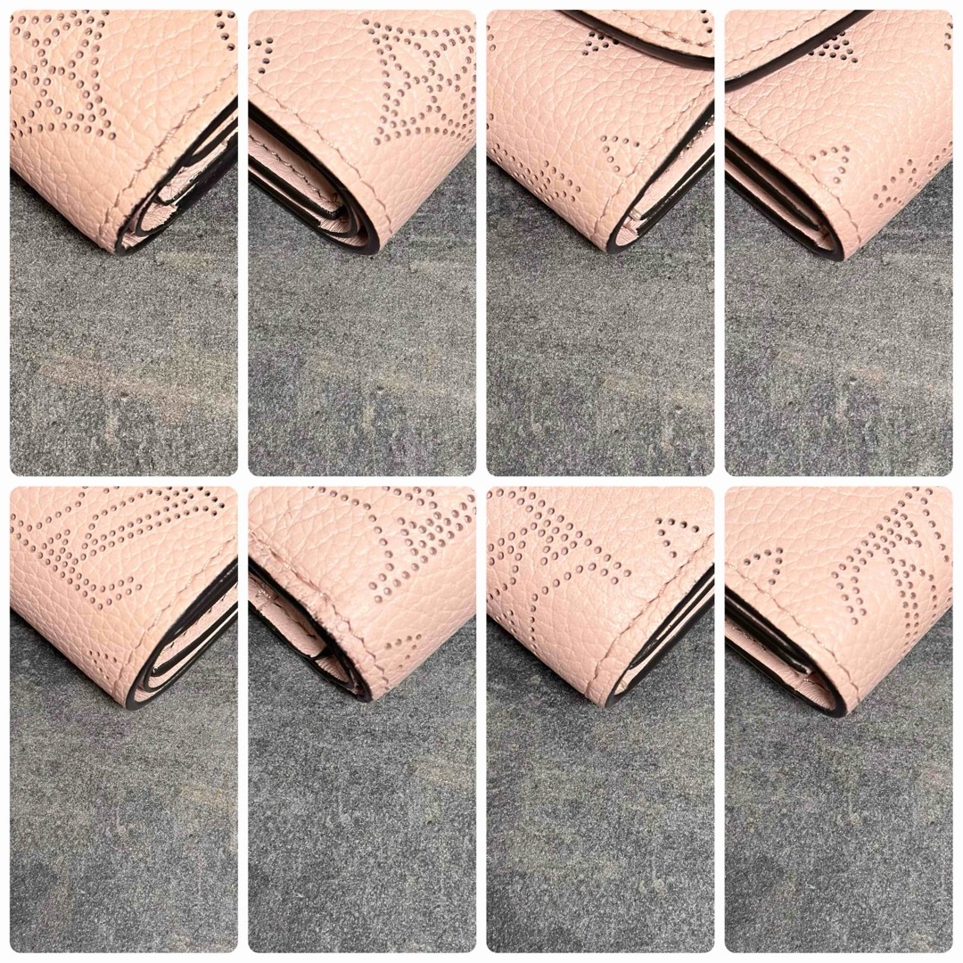 LOUIS VUITTON(ルイヴィトン)の鑑定書あり 最高級美品⭐️ ルイヴィトン マヒナ イリスコンパクト ピンク 財布 レディースのファッション小物(財布)の商品写真