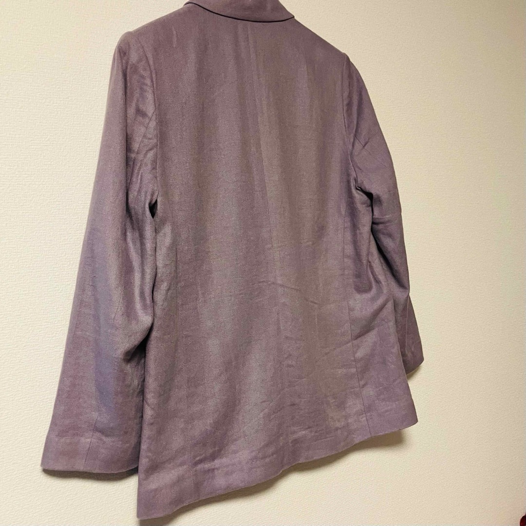 moussy(マウジー)の【新品未使用】MOUSSY（マウジー） ジャケット 紫　サイズM レディースのジャケット/アウター(テーラードジャケット)の商品写真