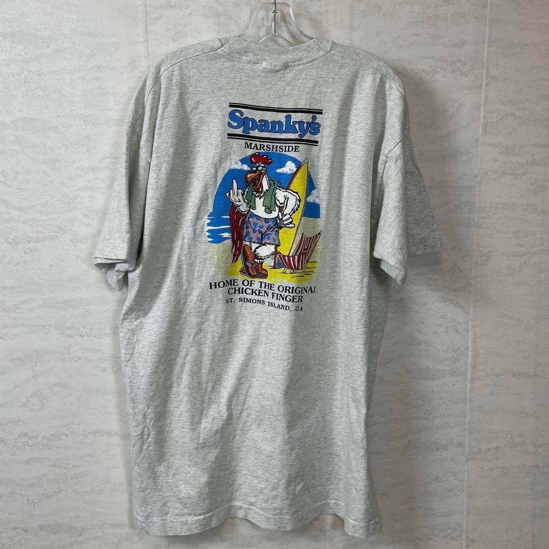 ビンテージＴシャツ　シングルステッチ　メイドインUSA　サイズ2ＸＬ　メンズ古着 メンズのトップス(Tシャツ/カットソー(半袖/袖なし))の商品写真