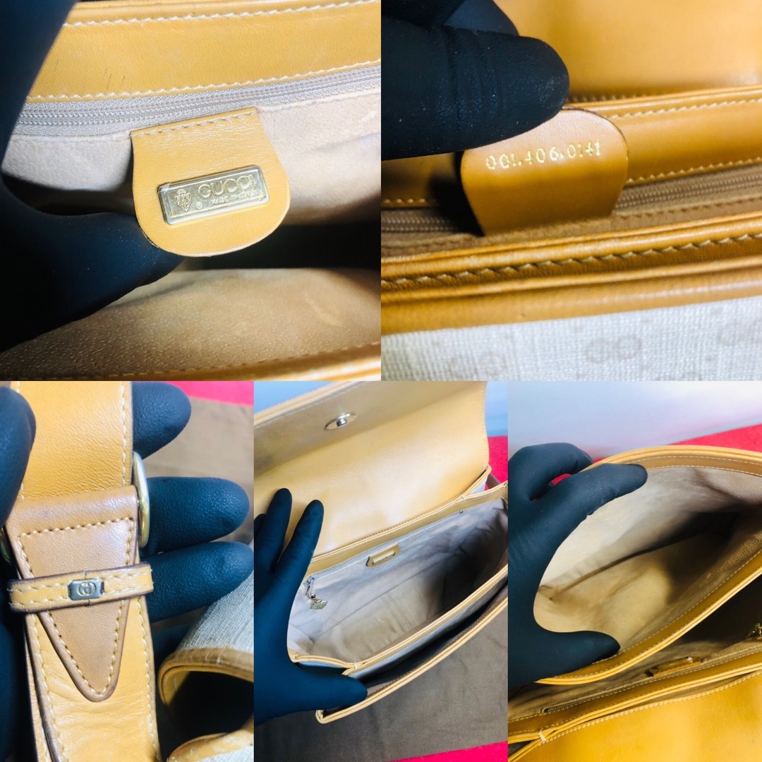 Gucci(グッチ)の【極美品】 GUCCI GG柄 ヴンテージ　ショルダーバッグ/オールド グッチ  レディースのバッグ(ショルダーバッグ)の商品写真