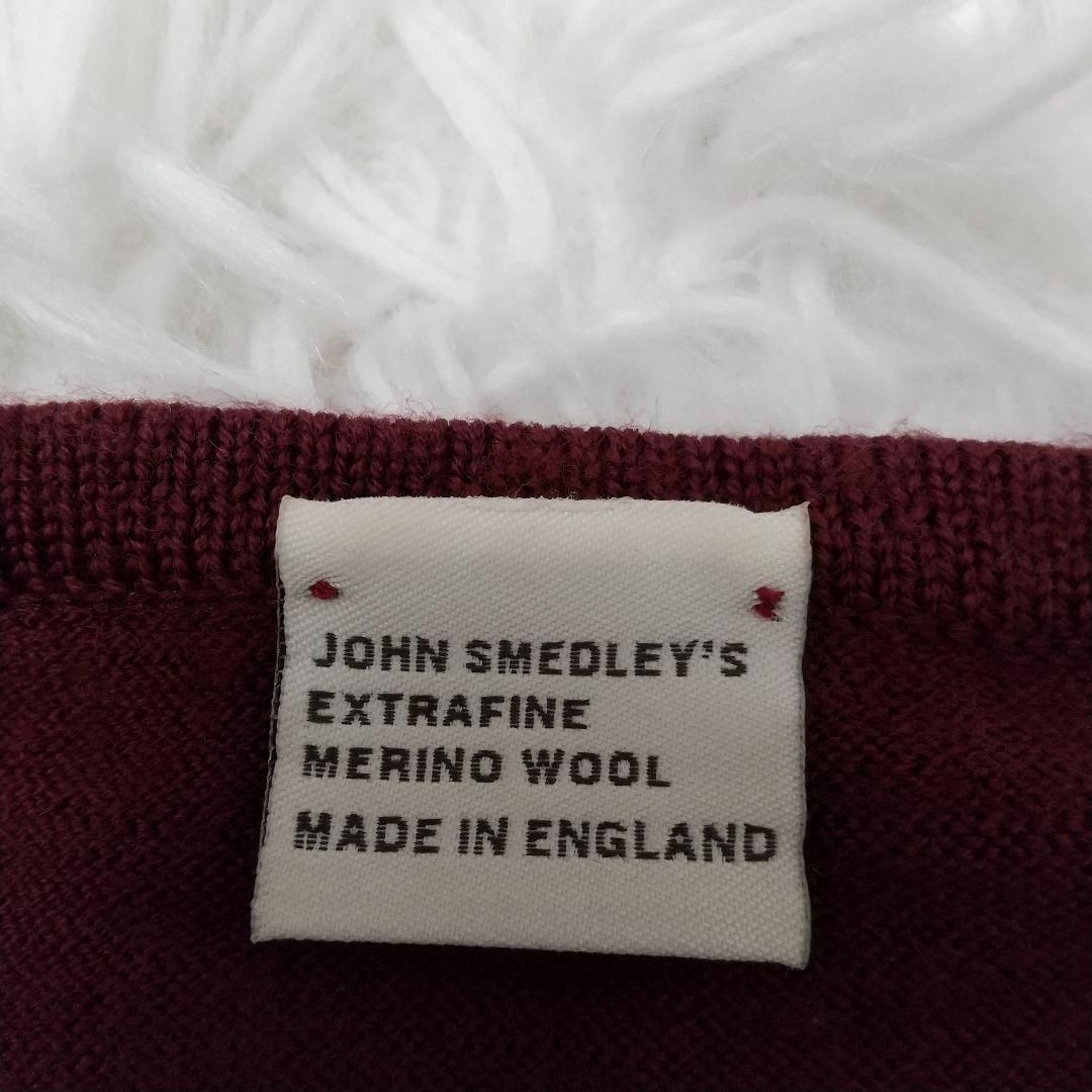 JOHN SMEDLEY(ジョンスメドレー)のJOHN SMEDLEY ジョンスメドレー  ニット ウール サイズS レディースのトップス(ニット/セーター)の商品写真
