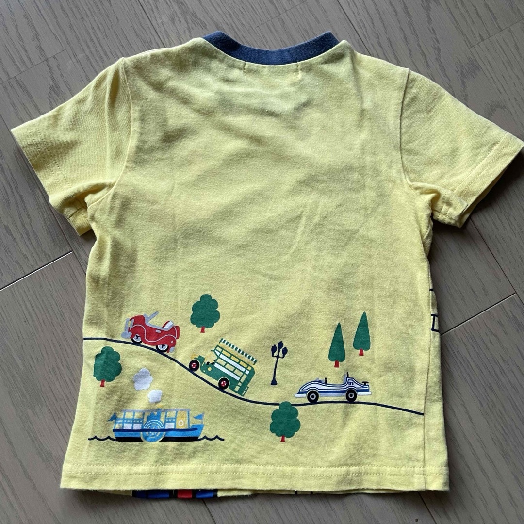 Disney(ディズニー)のディズニーリゾート　Tシャツ2枚　80〜90 バースデー　誕生日　乗り物　電車 キッズ/ベビー/マタニティのキッズ服男の子用(90cm~)(Tシャツ/カットソー)の商品写真