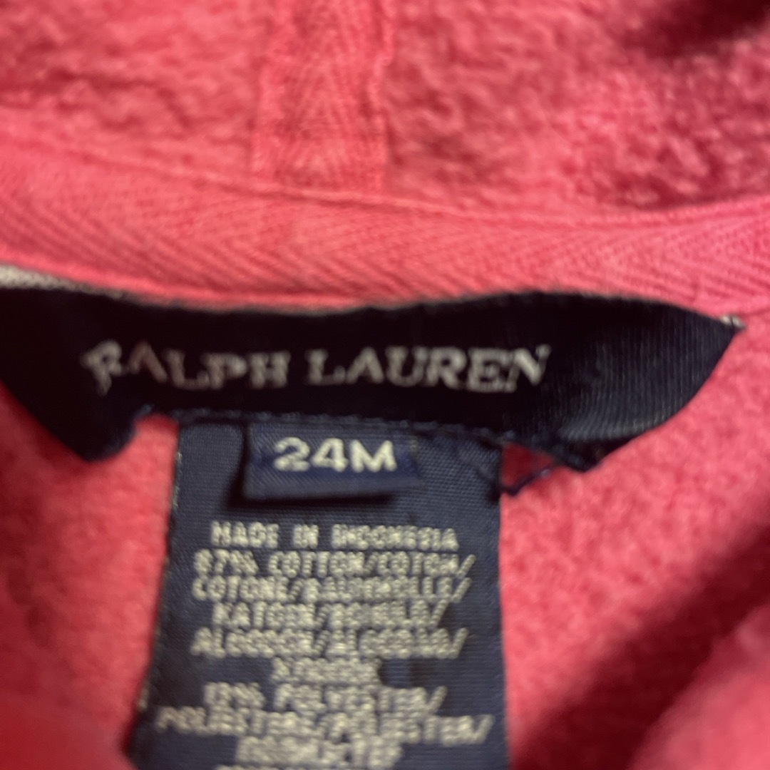 POLO RALPH LAUREN(ポロラルフローレン)のラルフローレン  RALPH LAUREN ビックポニー スウェット パーカー キッズ/ベビー/マタニティのキッズ服女の子用(90cm~)(ブラウス)の商品写真