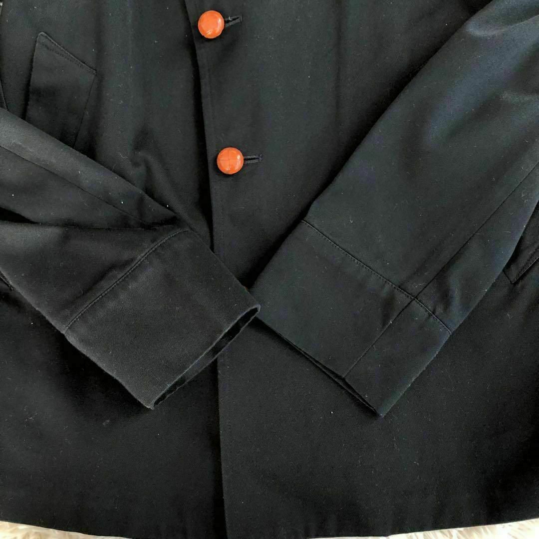 EDIFICE(エディフィス)のEDIFICEエディフィス　胡桃ボタンコットンジャケット　ネイビー メンズのジャケット/アウター(テーラードジャケット)の商品写真