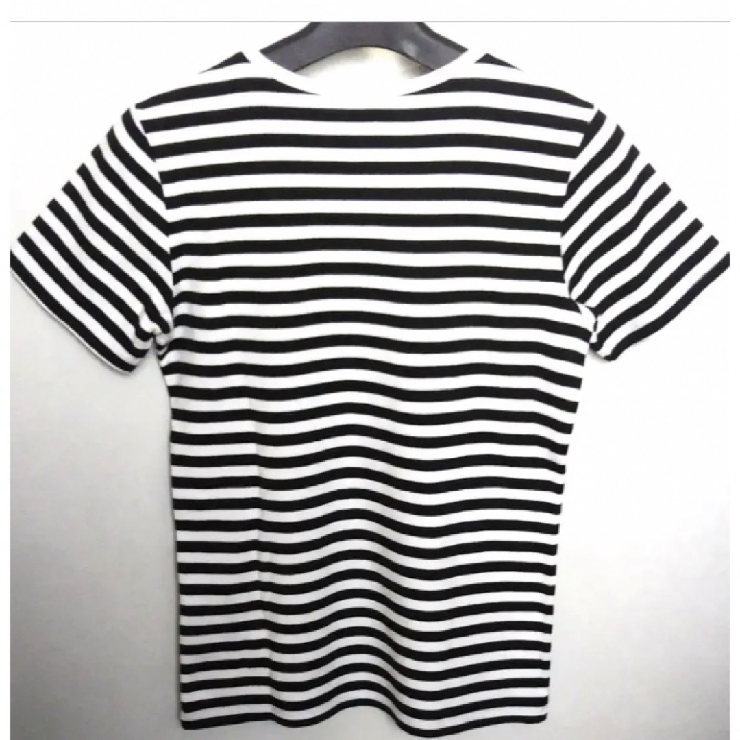 MUJI (無印良品)(ムジルシリョウヒン)の良品計画 ボーダー 半袖　Tシャツ レディースのトップス(Tシャツ(半袖/袖なし))の商品写真