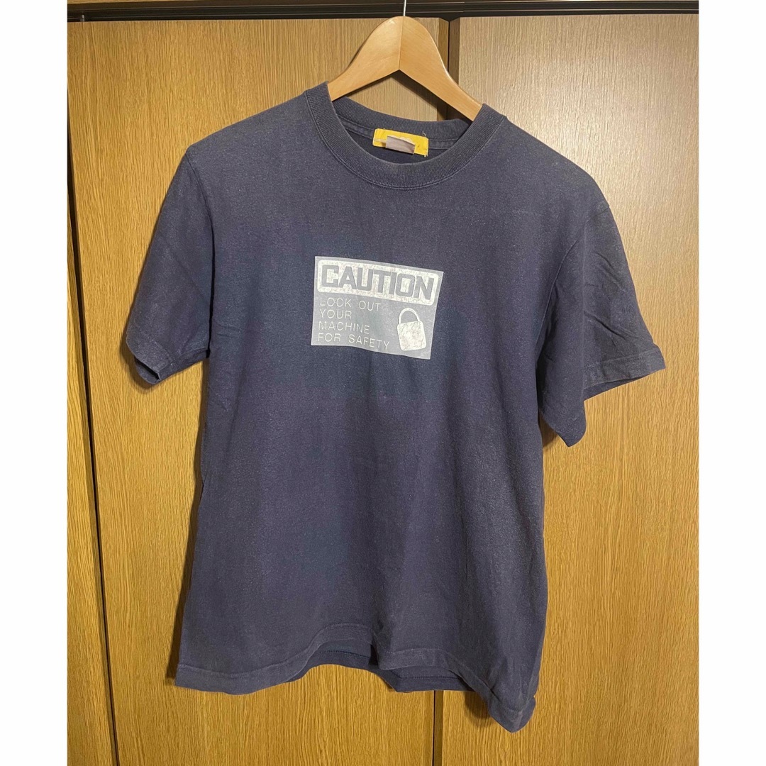 ロゴ Tシャツ ダークブルー  色アセあり メンズのトップス(Tシャツ/カットソー(半袖/袖なし))の商品写真