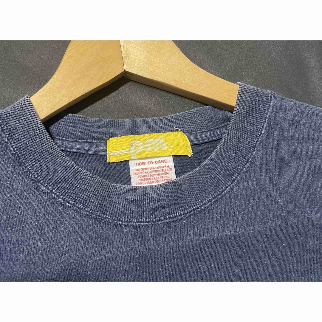 ロゴ Tシャツ ダークブルー  色アセあり メンズのトップス(Tシャツ/カットソー(半袖/袖なし))の商品写真