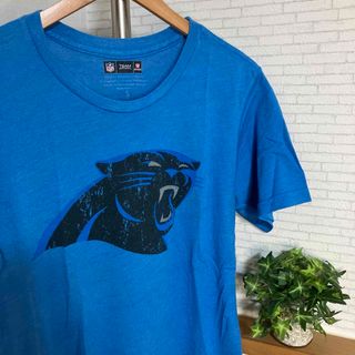 ヴィンテージ(VINTAGE)のNFL カロライナ・パンサーズ　Tシャツ　バックナンバー　USA製　ヴィンテージ(Tシャツ/カットソー(半袖/袖なし))