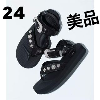 TOGA - 美品！TOGA×SUICOKE TONOサンダル24トーガ スイコック ブラック