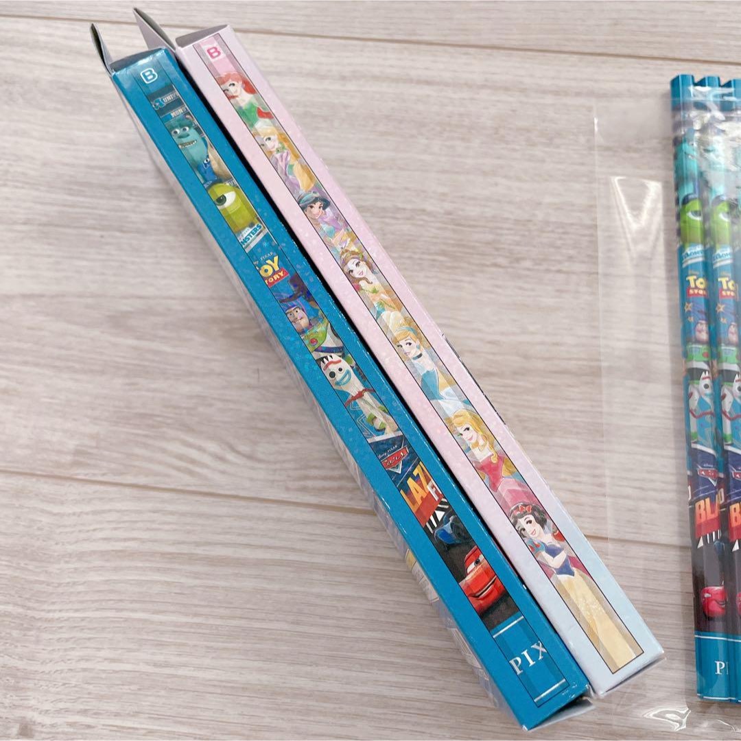 鉛筆10本 プリンセス ピクサー トイストーリー カーズ B かきかたえんぴつ エンタメ/ホビーのアート用品(鉛筆)の商品写真