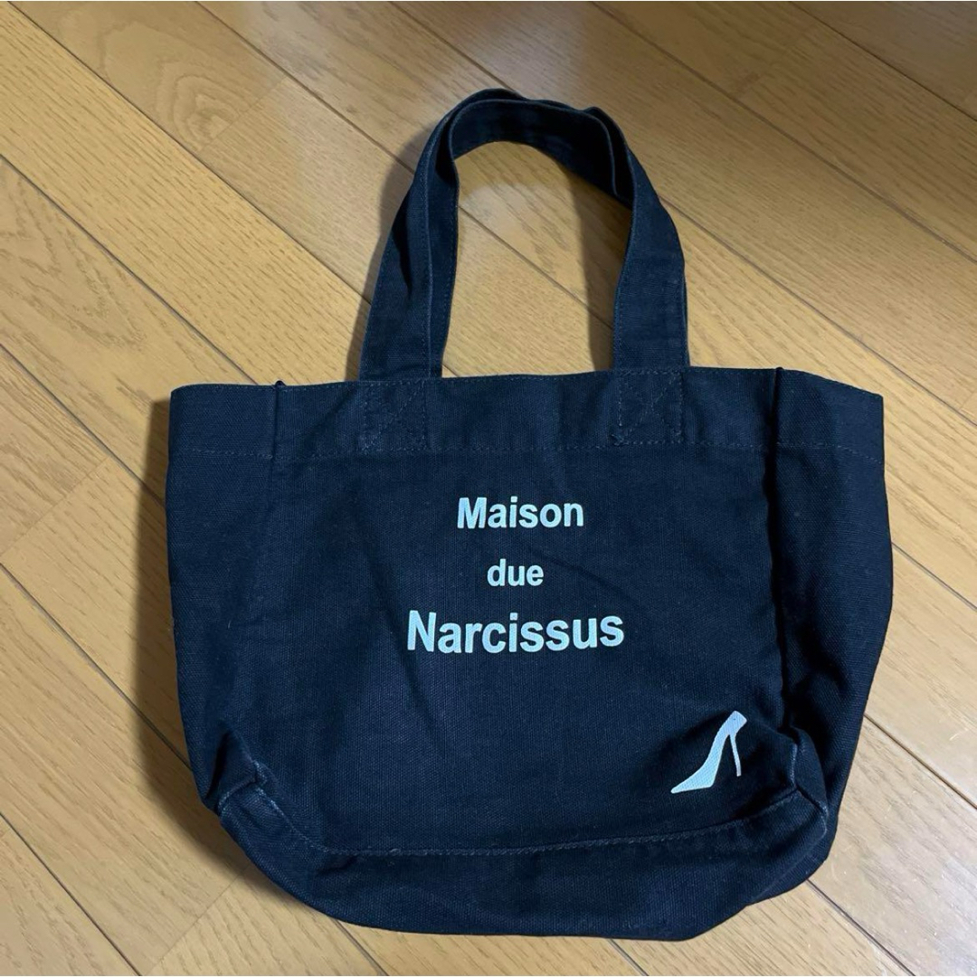 Narcissus(ナルシス)のトートバッグ　ブラック レディースのバッグ(トートバッグ)の商品写真