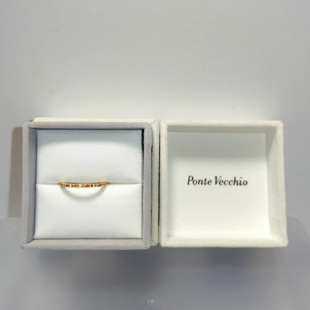 PonteVecchio(ポンテヴェキオ)のポンテヴェキオ K18 カラーサファイア ダイヤモンド リング レディースのアクセサリー(リング(指輪))の商品写真