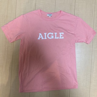 AIGLE - AIGLE Ｔシャツ　ピンク　Ｓサイズ