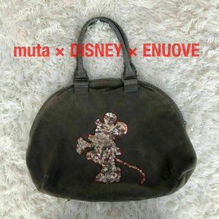 muta - MUTA×Disney×ENUOVE　スエードハンドバッグスパンコールミッキー