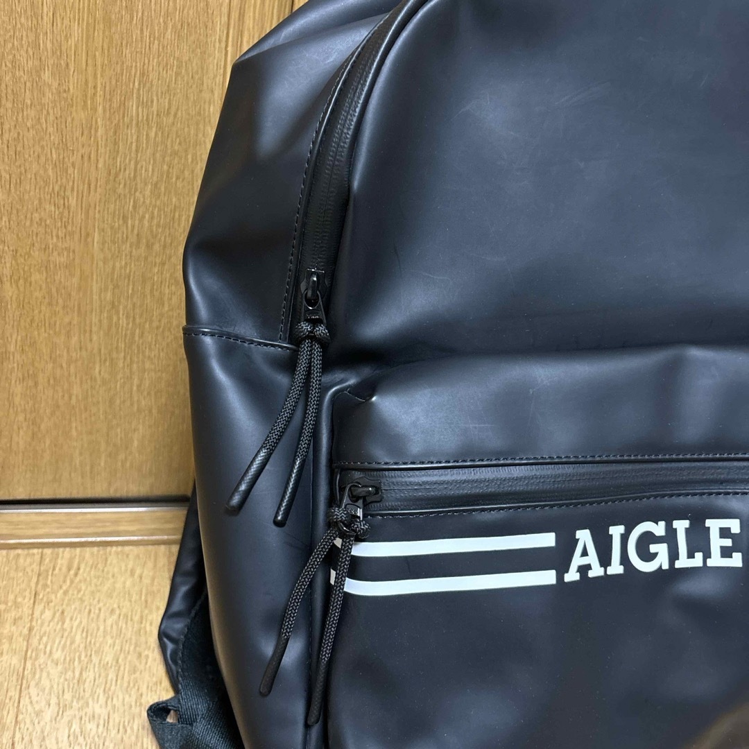 AIGLE(エーグル)のAIGLE リュック　黒　ブラック　新品未使用❣️ レディースのバッグ(リュック/バックパック)の商品写真