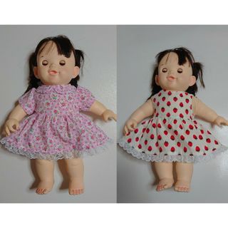 ハンドメイド ぽぽちゃん服 ワンピース2着 ⑪(その他)