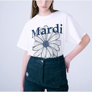 Mardi Mercredi Tシャツ マルディメクルディ　ネイビー