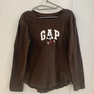 ギャップキッズ(GAP Kids)のGAP x Disney 長袖ロンTキッズSサイズ （114～130cm相当）(Tシャツ/カットソー)