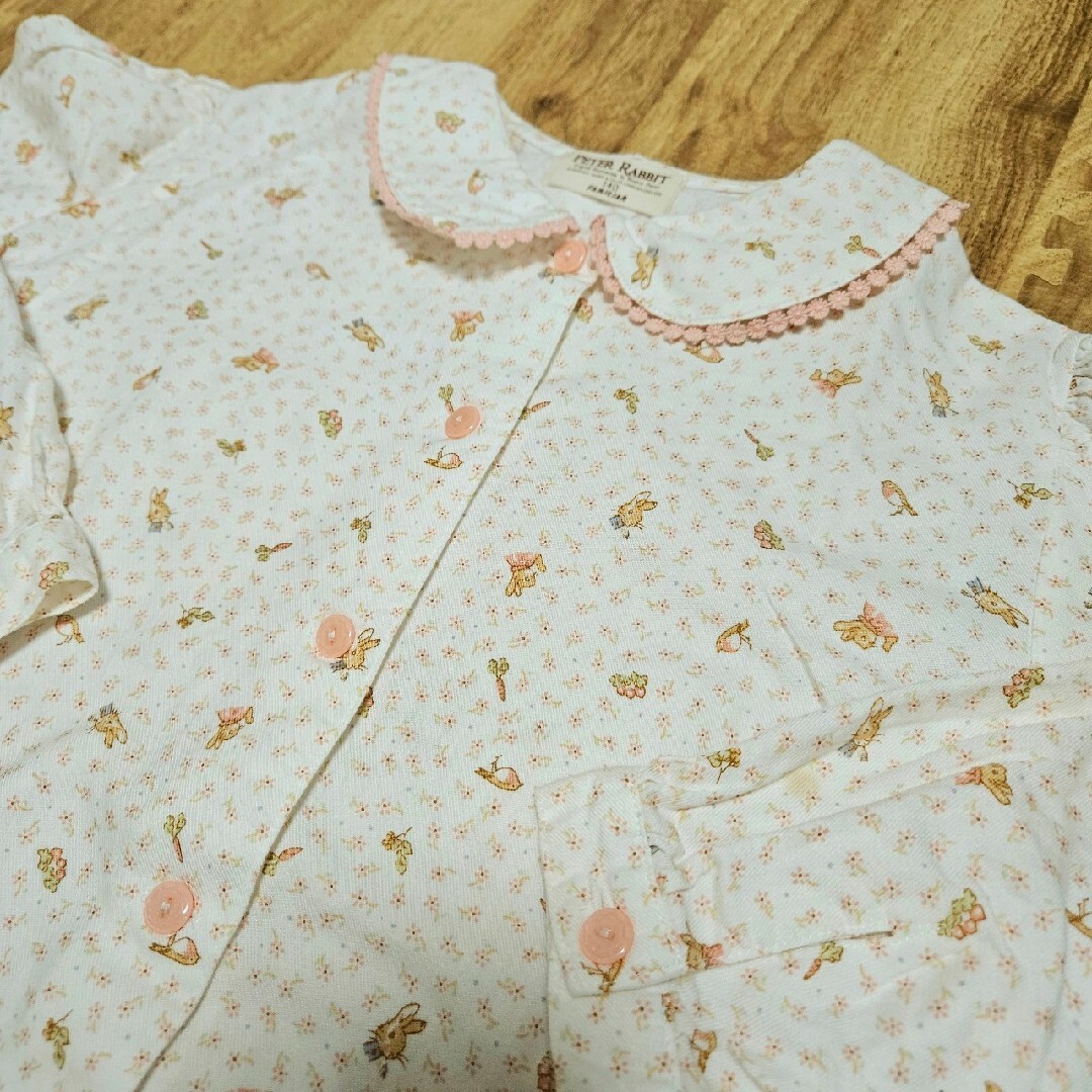 familiar(ファミリア)のPETER RABBIT familiar 140コットンブラウス キッズ/ベビー/マタニティのキッズ服女の子用(90cm~)(ブラウス)の商品写真