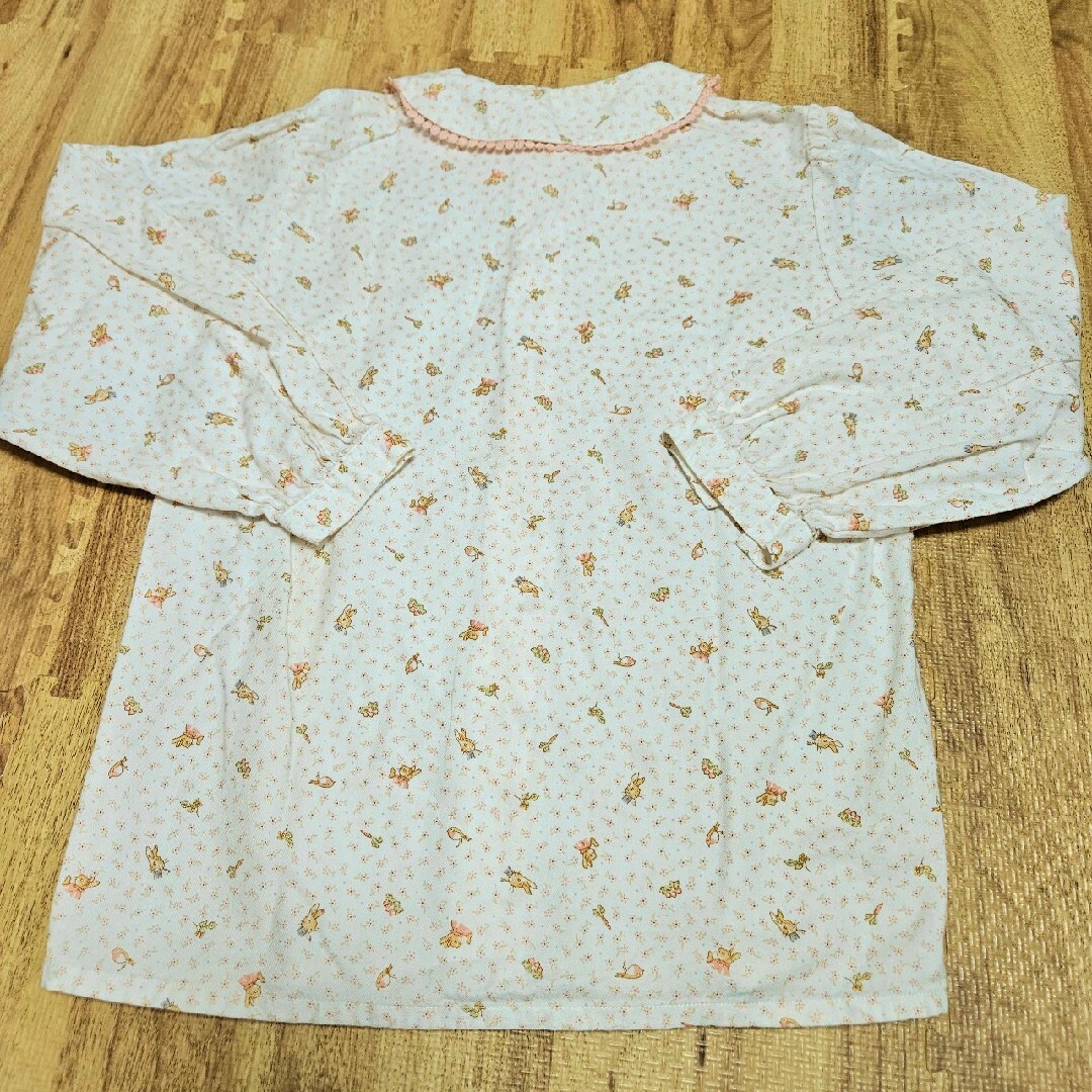 familiar(ファミリア)のPETER RABBIT familiar 140コットンブラウス キッズ/ベビー/マタニティのキッズ服女の子用(90cm~)(ブラウス)の商品写真