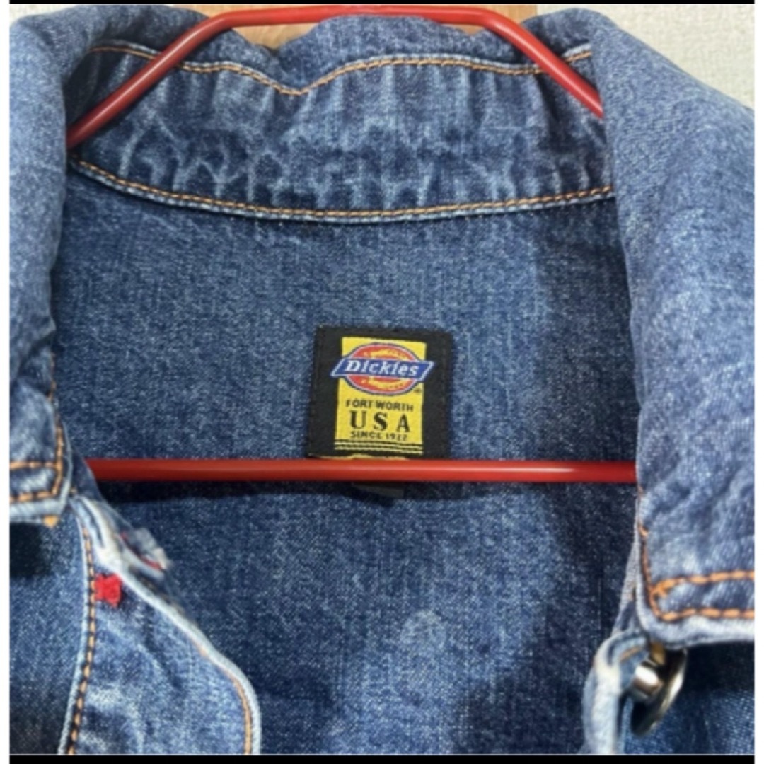 Dickies(ディッキーズ)のヴィンテージ　海外輸入　デニムジャケット レディースのジャケット/アウター(Gジャン/デニムジャケット)の商品写真