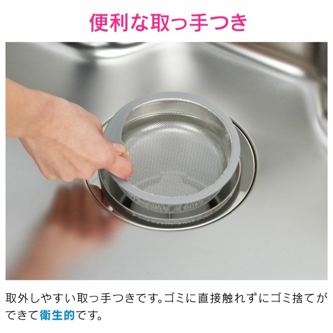 【色:グレー_パターン名:単品】GAONA(ガオナ) 日曜日のお父さん シンク用 インテリア/住まい/日用品のキッチン/食器(その他)の商品写真