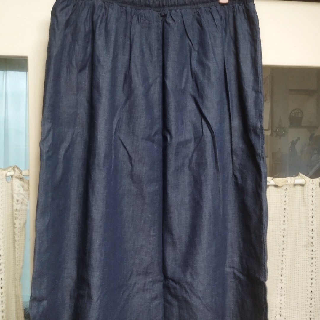 Belluna(ベルーナ)のデニムセットアップシャツロングスカート レディースのスカート(ロングスカート)の商品写真