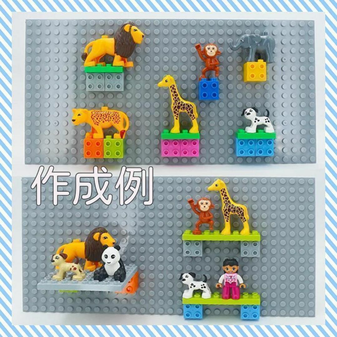 レゴ　デュプロ　互換　特殊ブロック　2×2【黄緑】4個セット キッズ/ベビー/マタニティのおもちゃ(積み木/ブロック)の商品写真