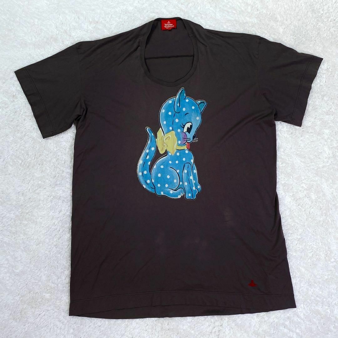 Vivienne Westwood(ヴィヴィアンウエストウッド)の【大きいサイズ】 ヴィヴィアンウエストウッド ワンピース Tシャツ レディースのワンピース(ひざ丈ワンピース)の商品写真