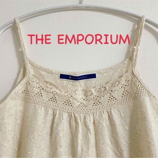 THE EMPORIUM - ☆新品☆【THE EMPORIUM】刺繍 レース キャミソール Mサイズ
