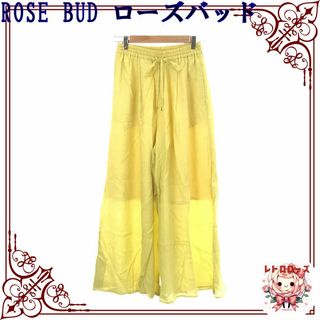 ROSE BUD - ROSE BUD ローズバッド パンツ ボトム クロップドパンツ フレアワイド