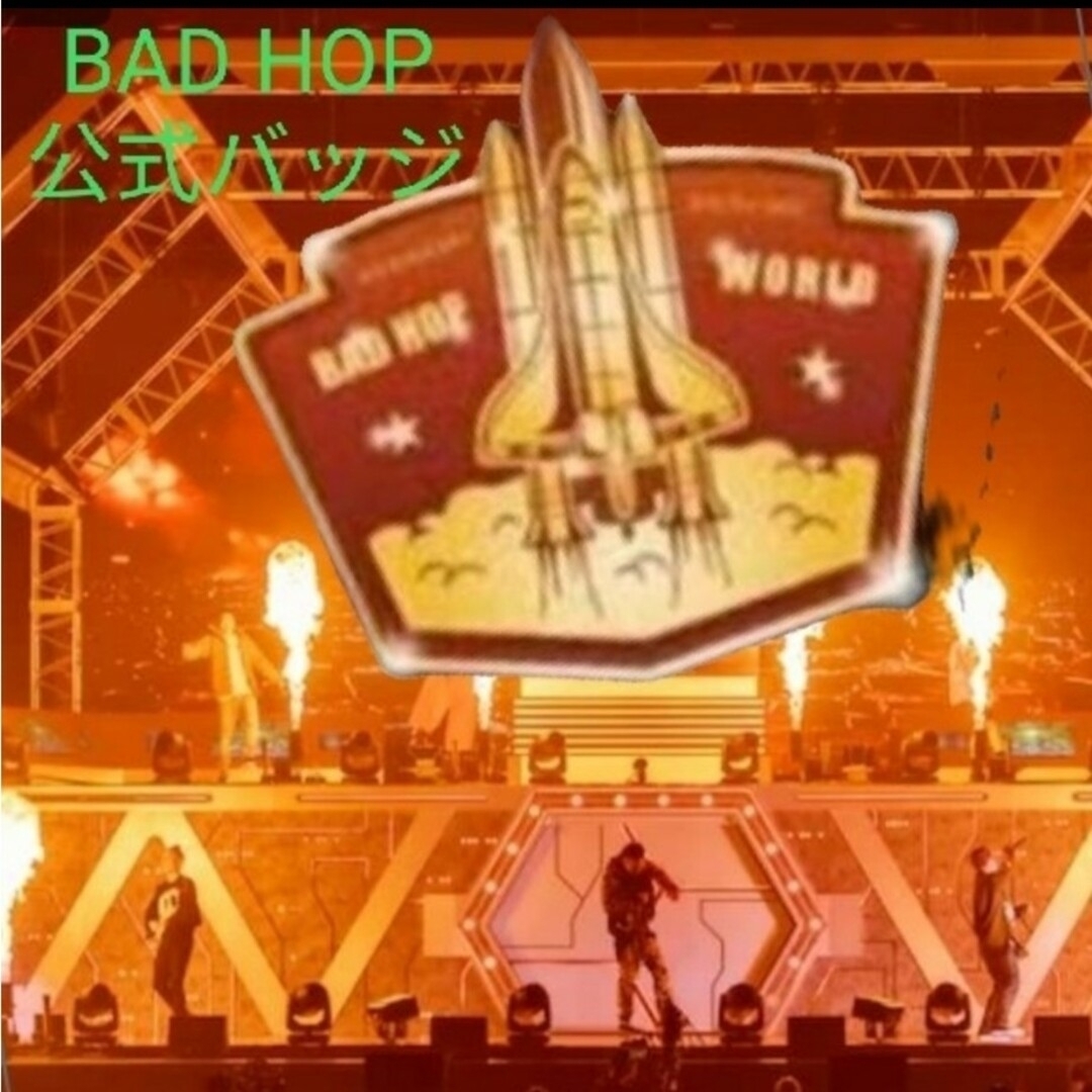 ⑩ BADHOP バッドホップ ピンズ バッジ 公式 ライブグッズ レディースのアクセサリー(その他)の商品写真