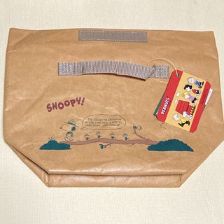 スヌーピー(SNOOPY)のカルディ スヌーピー クラフト　保冷バッグ　バッグのみ(弁当用品)