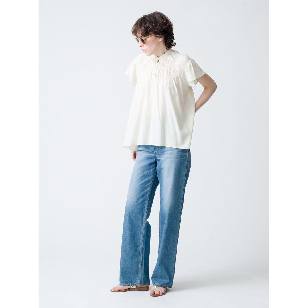 Ron Herman(ロンハーマン)のRon Herman Shirring Blouse レディースのトップス(シャツ/ブラウス(半袖/袖なし))の商品写真