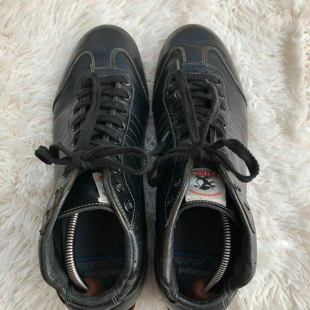 PATRICK(パトリック)のパトリックPATRICKレザースニーカーハイカット黒ブラック メンズの靴/シューズ(スニーカー)の商品写真