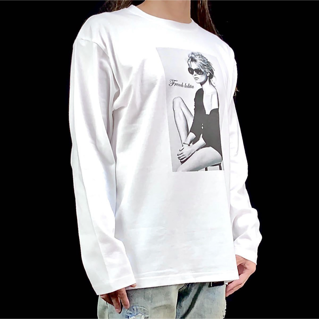 新品 ブリジットバルドー サングラス フレンチ ロリータ モデル ロゴ ロンT メンズのトップス(Tシャツ/カットソー(七分/長袖))の商品写真