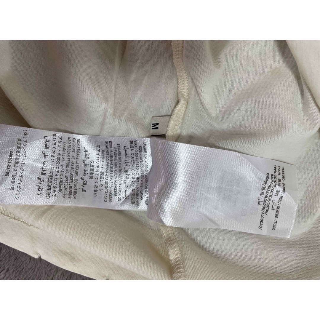 Gucci(グッチ)のグッチ メンズ ラウンドＴシャツ アイボリー M メンズのトップス(Tシャツ/カットソー(半袖/袖なし))の商品写真