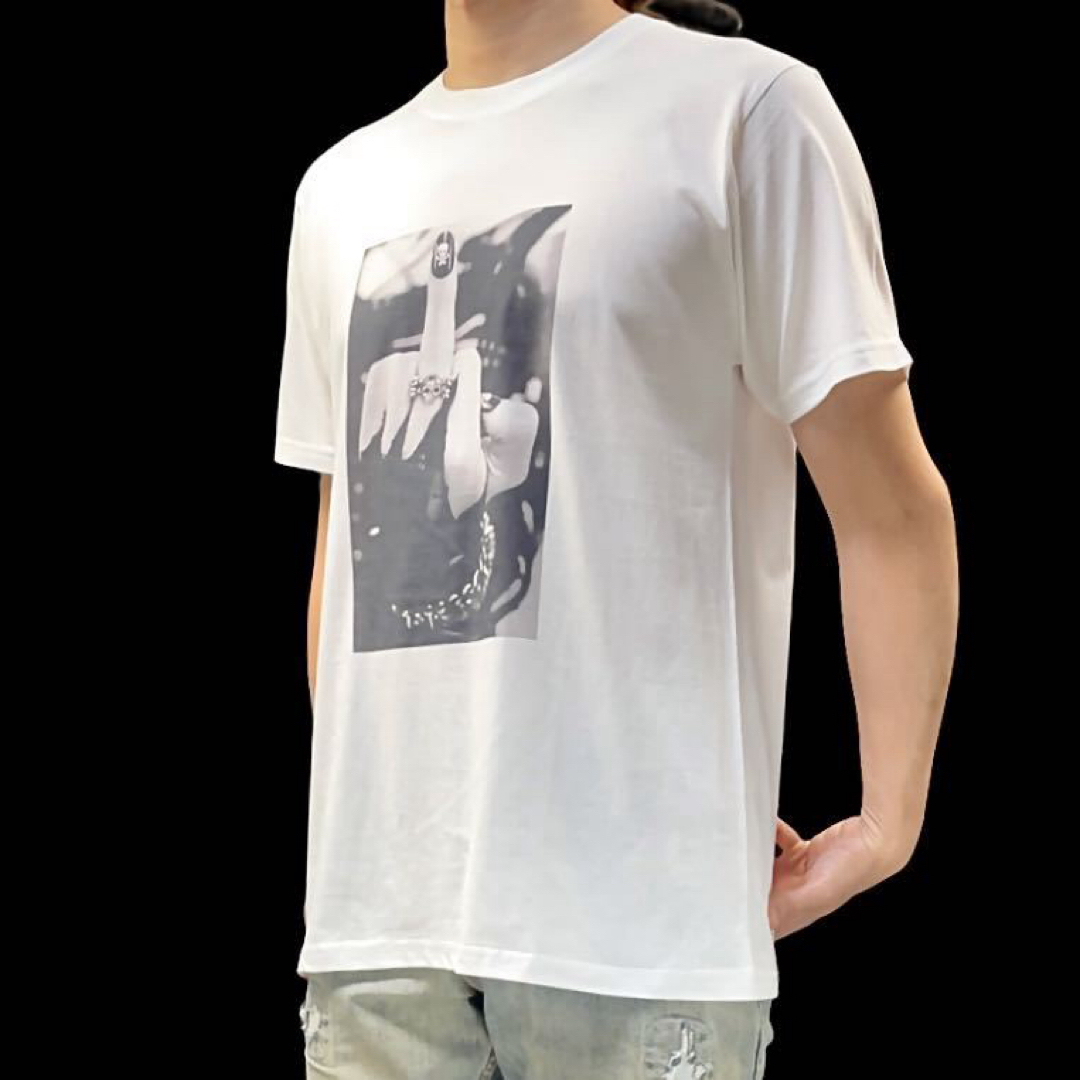 新品 ドクロ ネイル FUCK YOU パンク ロック ファッション Tシャツ メンズのトップス(Tシャツ/カットソー(半袖/袖なし))の商品写真