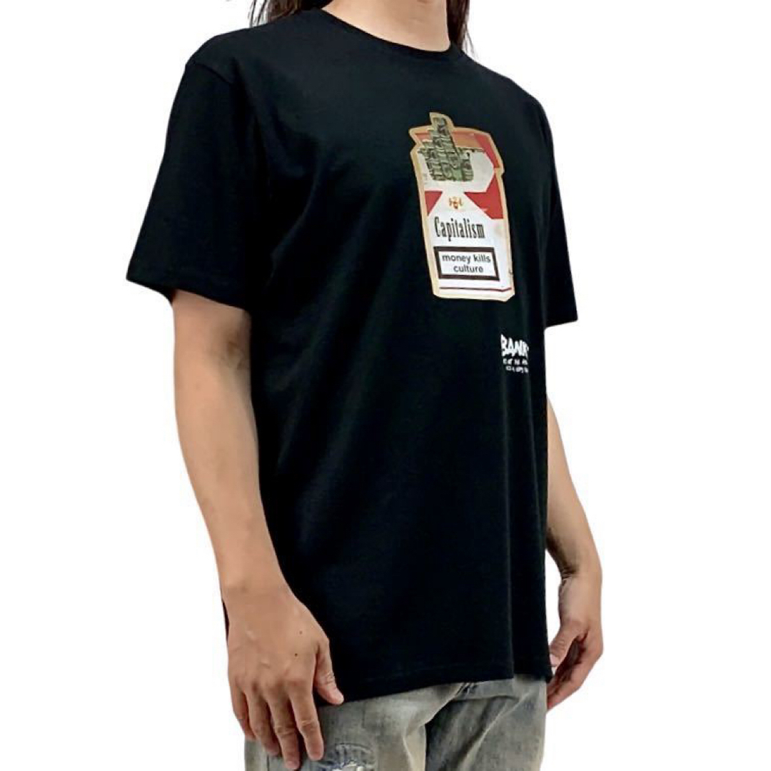 新品 BANKSY マルボロ Marlboro タバコ グラフィティ Tシャツ メンズのトップス(Tシャツ/カットソー(半袖/袖なし))の商品写真