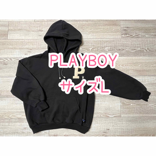 PLAYBOY - PLAYBOY/パーカー/黒/L