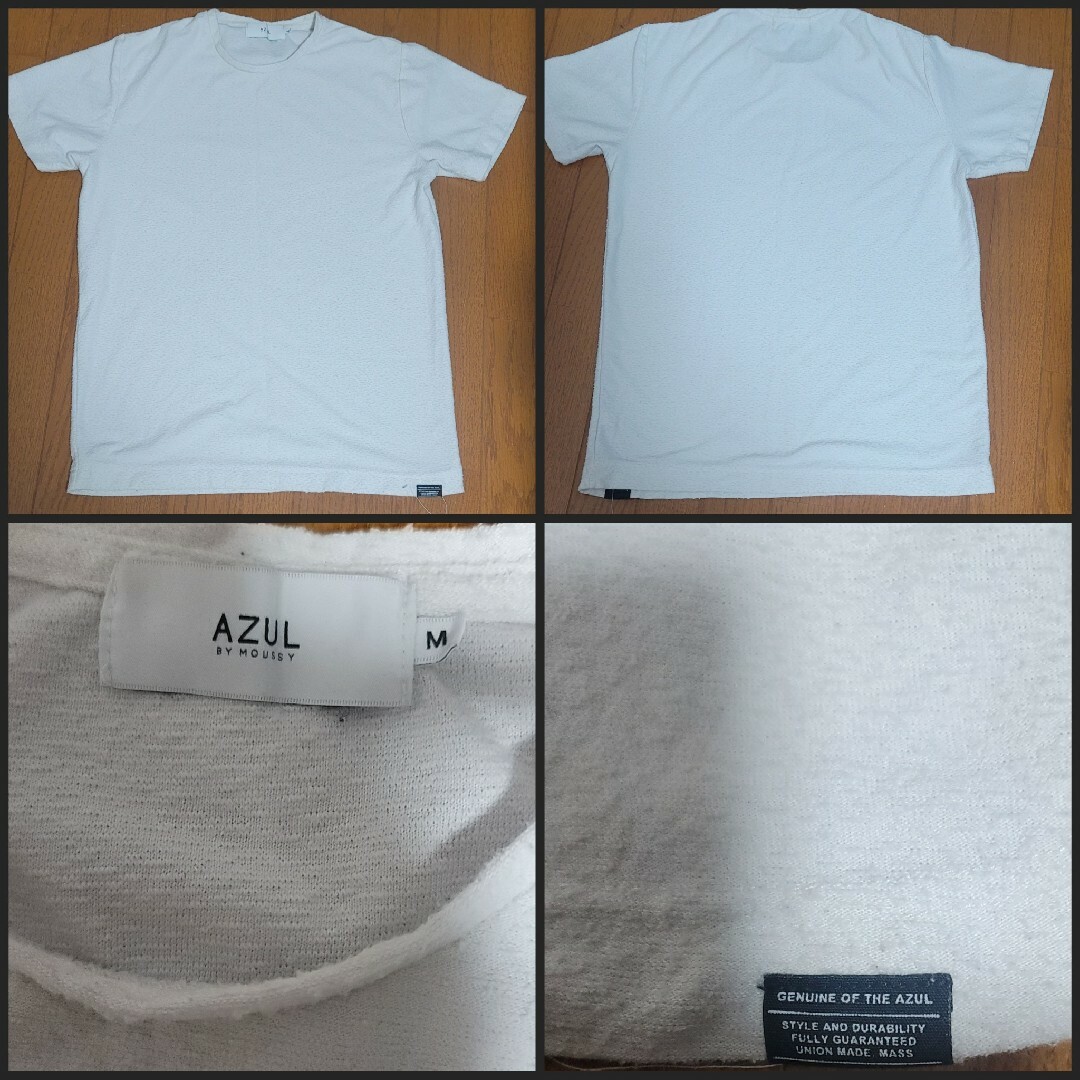 AZUL by moussy(アズールバイマウジー)のアズール Tシャツ メンズ 半袖 5枚セット まとめ売り メンズのトップス(Tシャツ/カットソー(半袖/袖なし))の商品写真