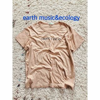 earth music & ecology - 【earth music&ecology】シンプル  ロゴT【半袖  カットソー