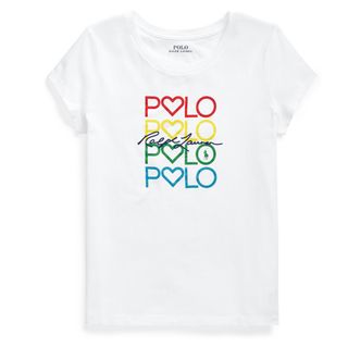 ポロラルフローレン(POLO RALPH LAUREN)のラルフローレン ロゴ Tシャツ ポニー ホワイト 女の子 国内百貨店購入品(Tシャツ/カットソー)